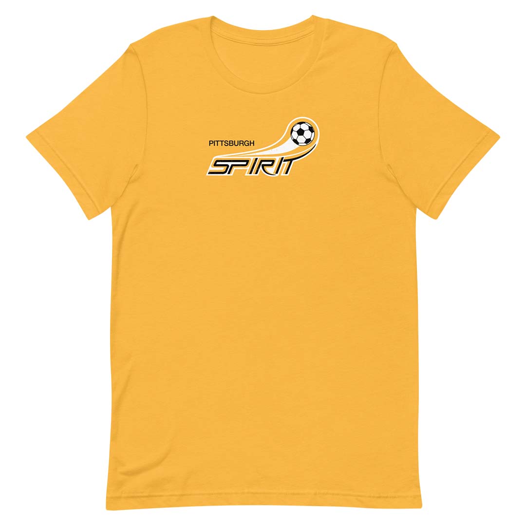 Pittsburgh Spirit MISL Soccer Unisex Retro T-shirt