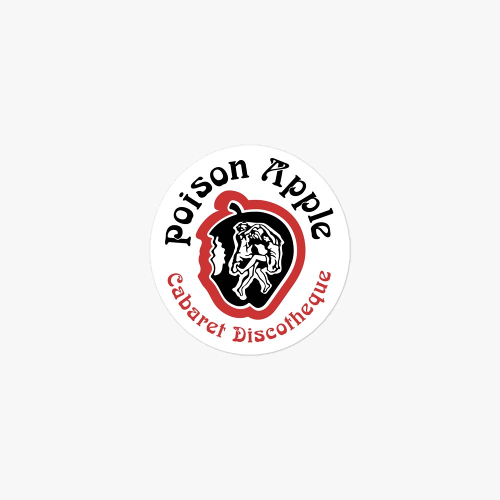 Poison Apple Disco Retro Sticker