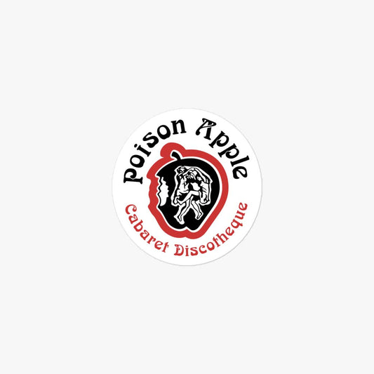 Poison Apple Disco Retro Sticker