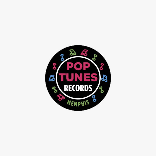 Pop Tunes Records Memphis Retro Sticker