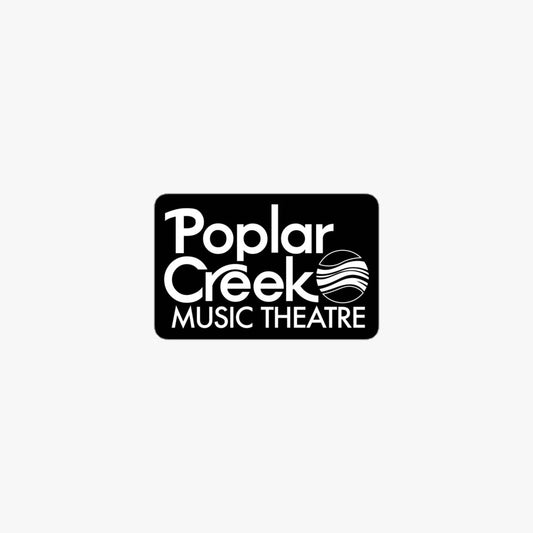 Poplar Creek Music Theatre Chicago Retro Sticker