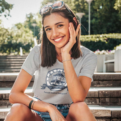 Portside Festival Marketplace Toledo Unisex Retro T-shirt