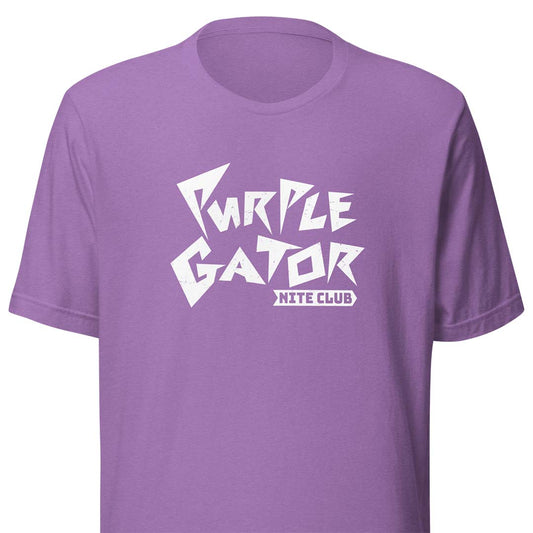 Purple Gator Nite Club Myrtle Beach Unisex Retro T-shirt