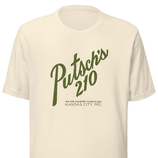 Putsch's 210 Restaurant & Cocktail Bar Kansas City Unisex Retro T-shirt