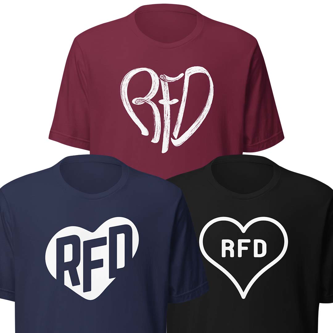 RFD Rockford Heart Unisex T-shirt