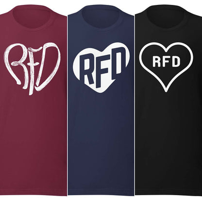 RFD Rockford Heart Unisex T-shirt