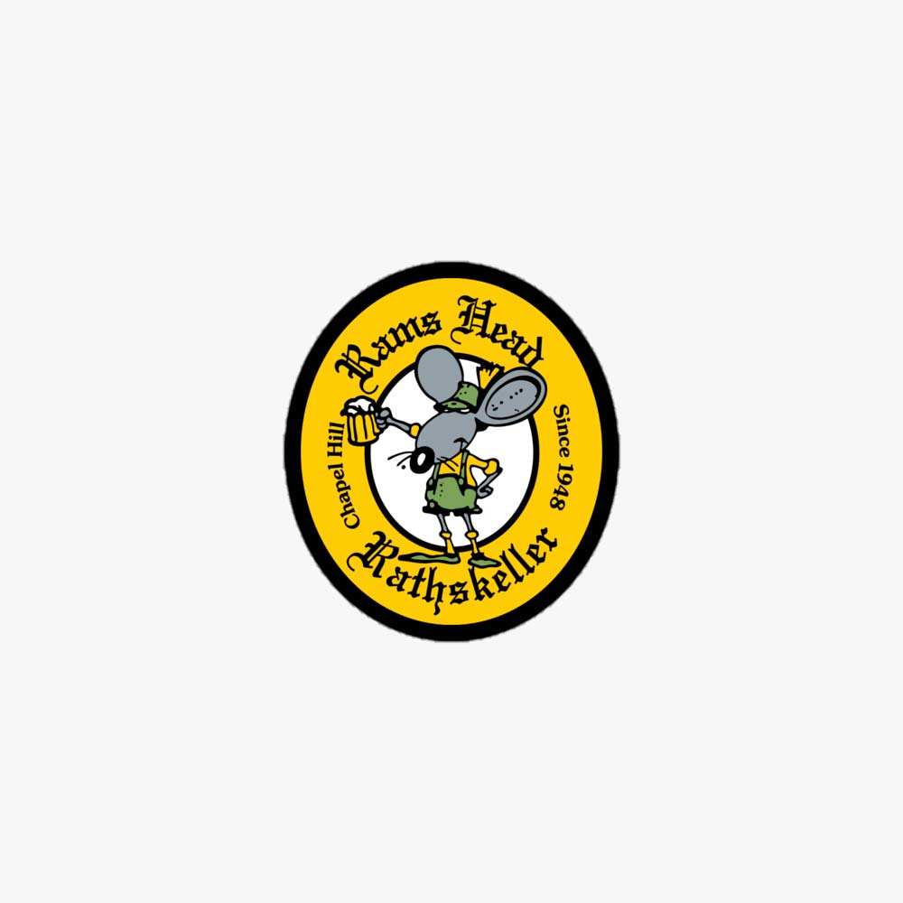 Ram's Head Rathskeller Chapel Hill Retro Sticker