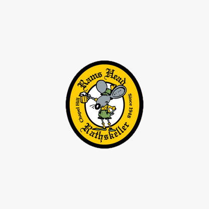 Ram's Head Rathskeller Chapel Hill Retro Sticker