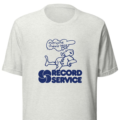 Record Service Music Champaign Normal Unisex Retro T-shirt