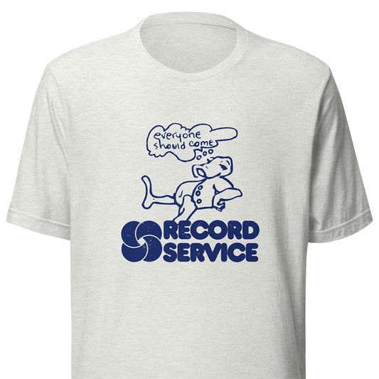 Record Service Music Champaign Normal Unisex Retro T-shirt