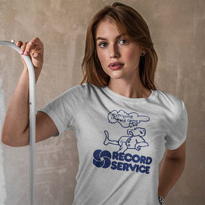 Record Service Music Champaign Normal Unisex Retro T-shirt