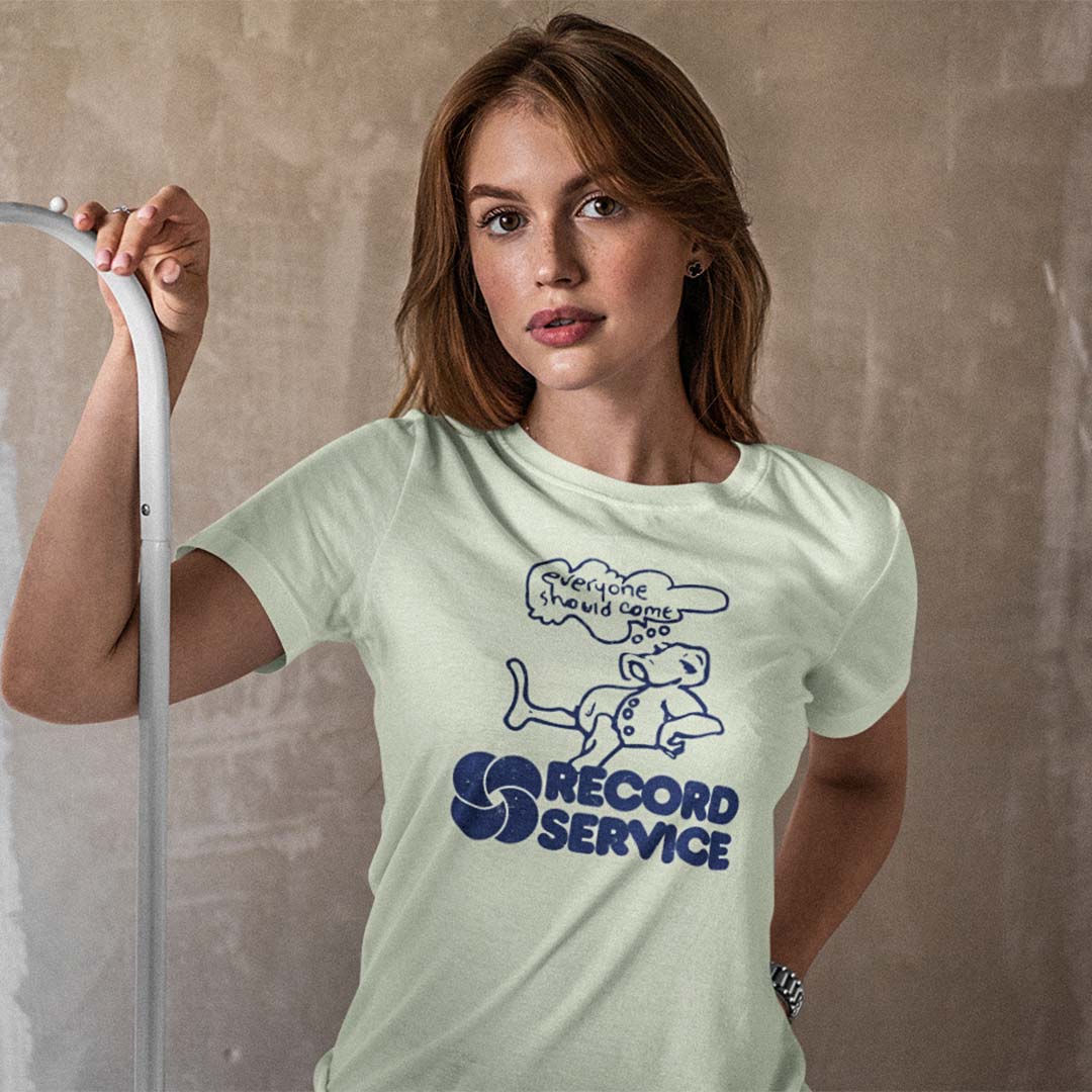 Record Service Music Champaign Normal Unisex Retro T-shirt