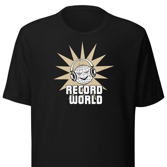 Record World Music New York Unisex Retro T-shirt