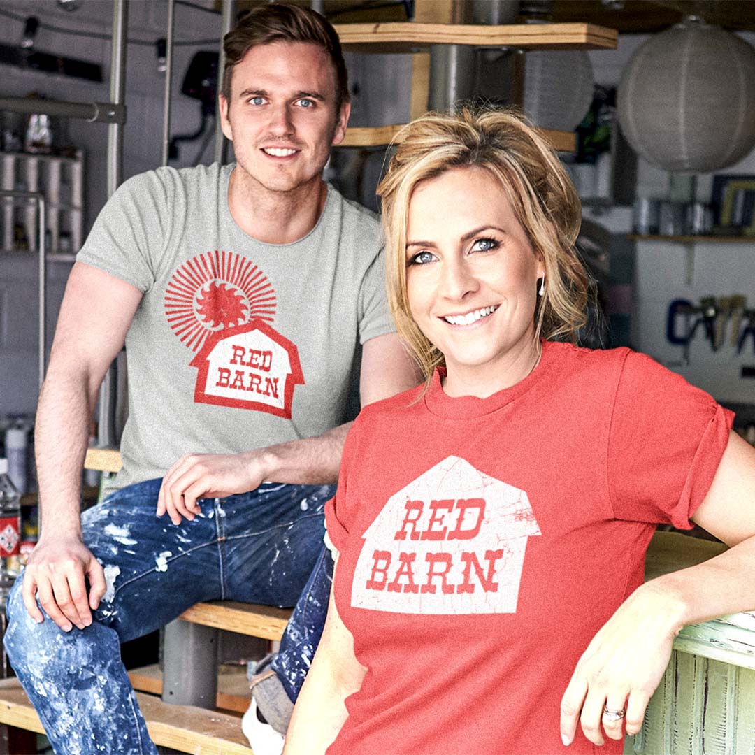 Red Barn Restaurant Unisex Retro T-shirt