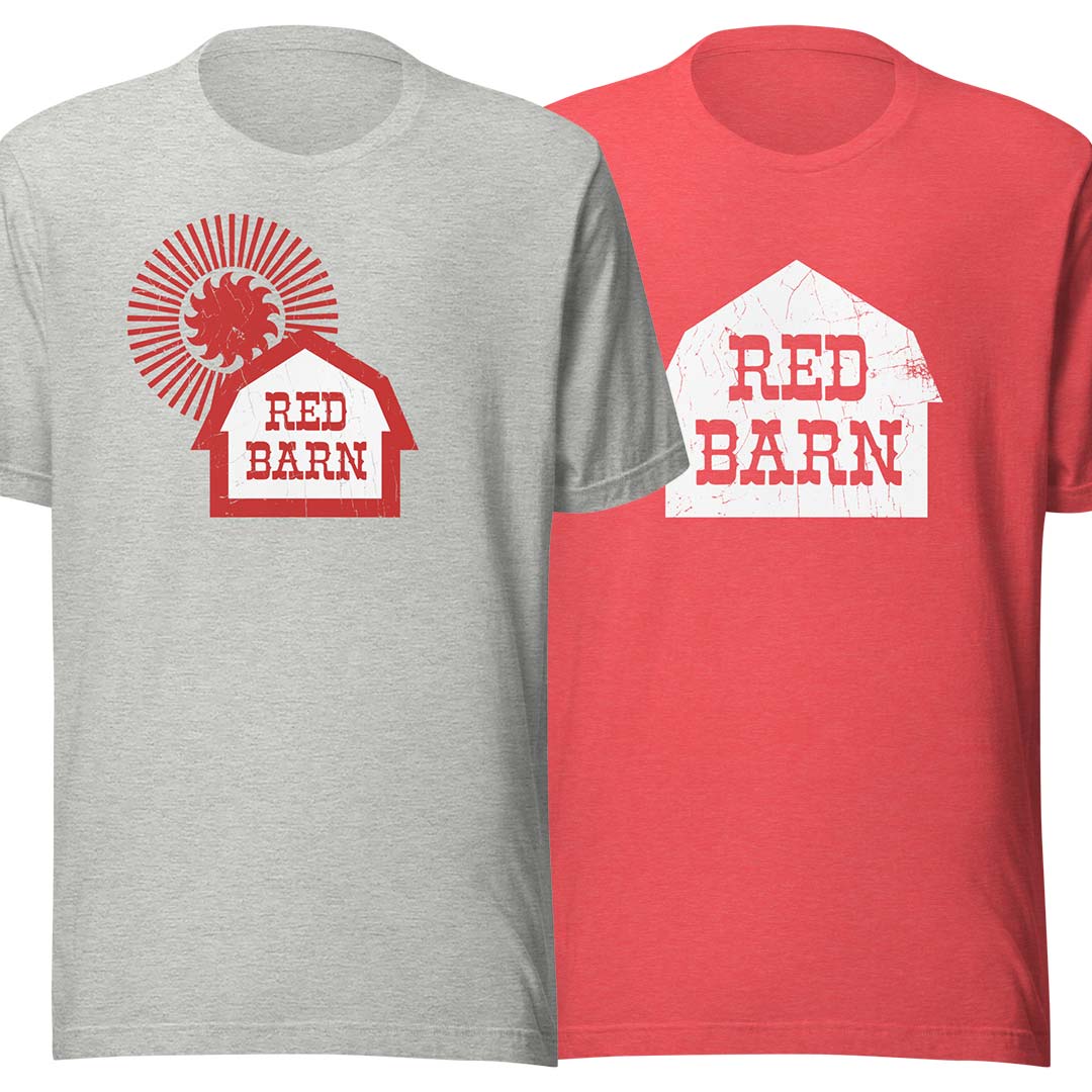 Red Barn Restaurant Unisex Retro T-shirt