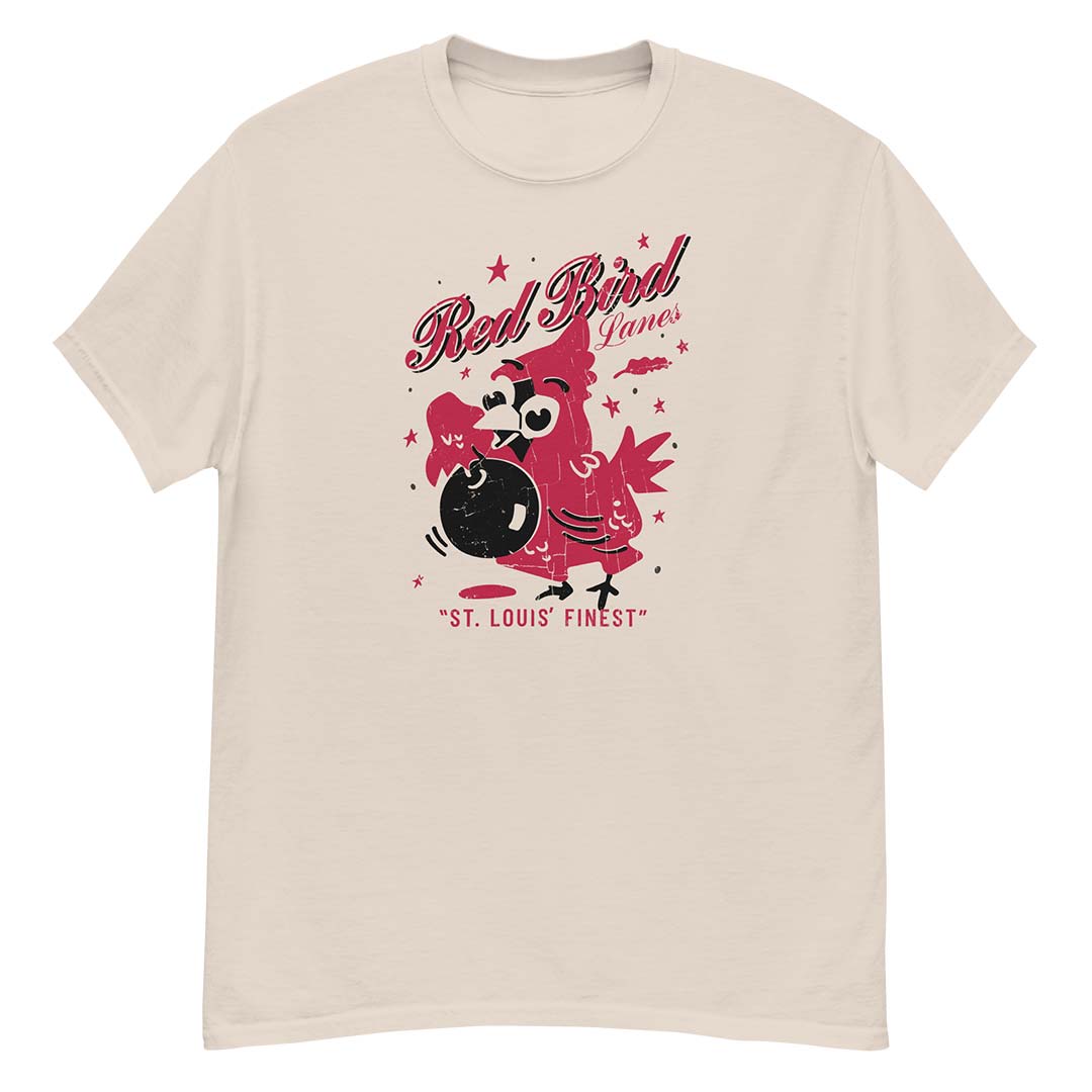 Red Bird Lanes Bowling St. Louis Unisex Retro T-shirt