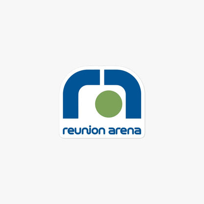 Reunion Arena Dallas Retro Sticker