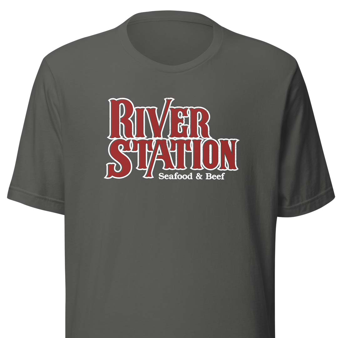 River Station Peoria Unisex Retro T-shirt