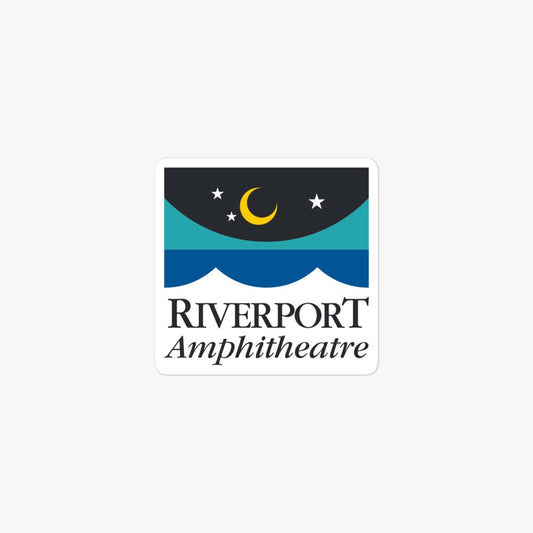 Riverport Amphitheatre St. Louis Retro Sticker