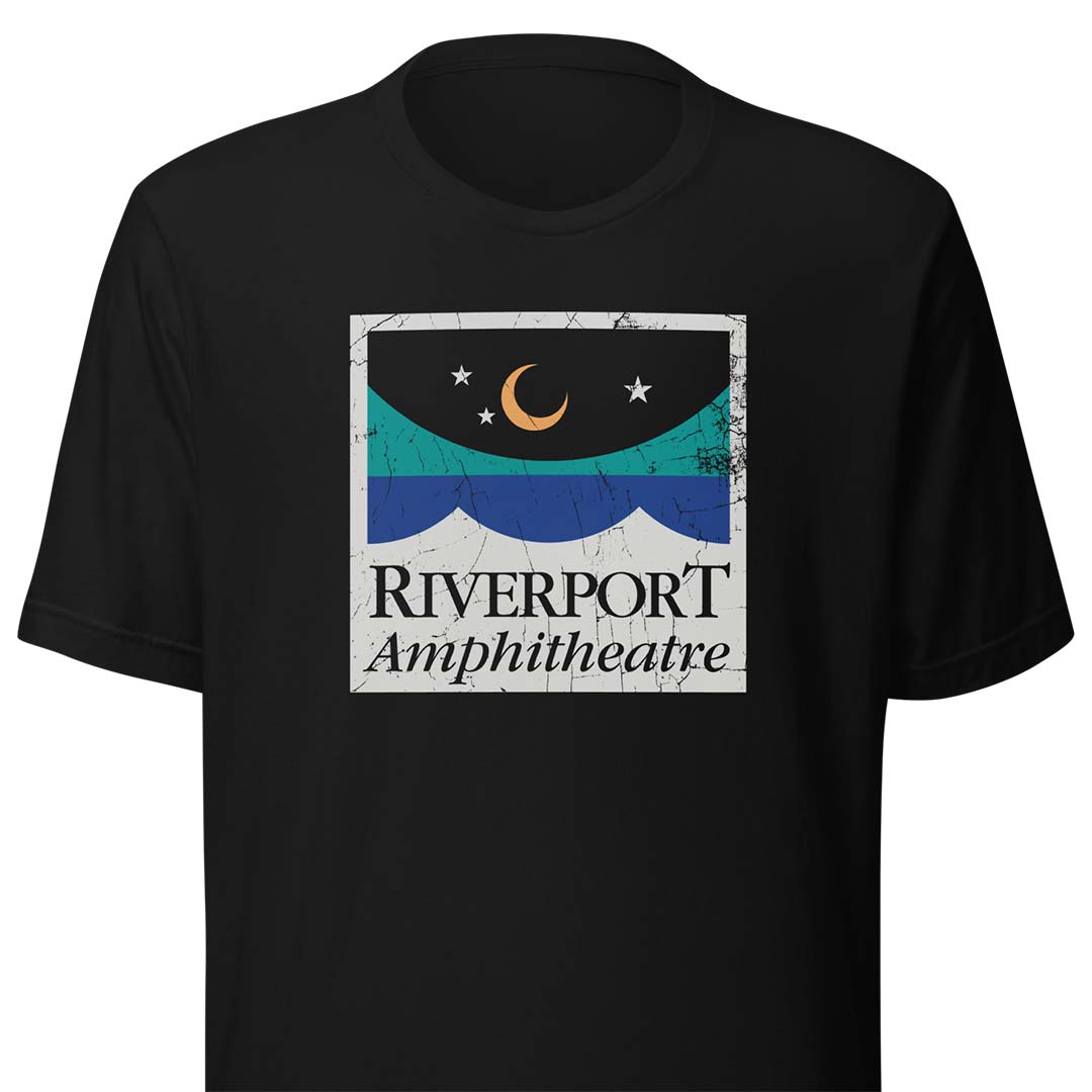 Riverport Amphitheatre St. Louis Unisex Retro T-shirt