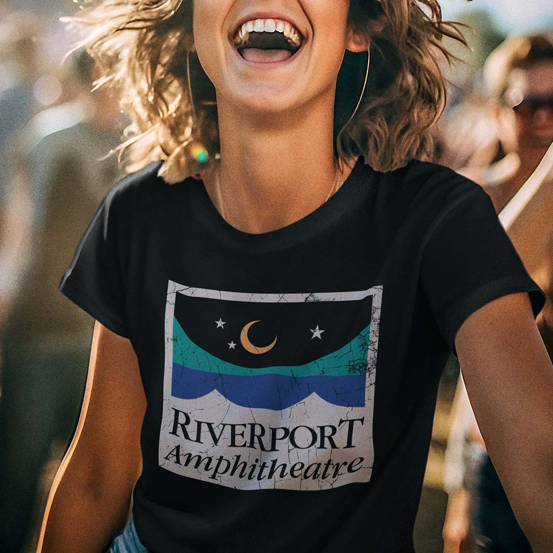 Riverport Amphitheatre St. Louis Unisex Retro T-shirt