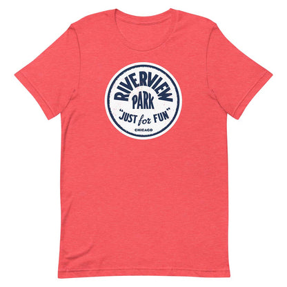 Riverview Park Chicago Unisex Retro T-shirt