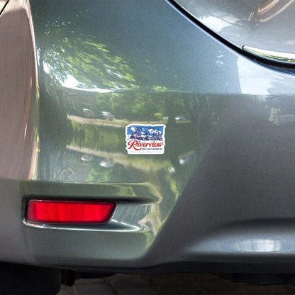 Riverview Park Chicago Retro Sticker