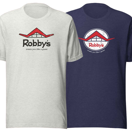 Robby's Hamburgers Wisconsin Unisex Retro T-shirt