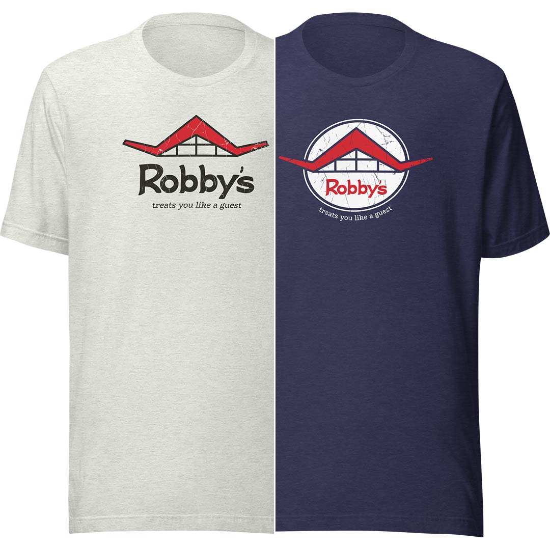 Robby's Hamburgers Wisconsin Unisex Retro T-shirt