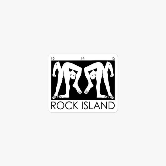 Rock Island Nightclub Denver Retro Sticker
