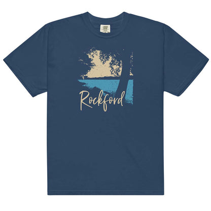 Rockford Bike Path Unisex Garment-dyed Heavyweight Tee