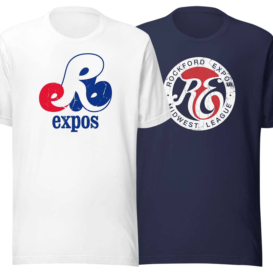 Rockford Expos Baseball Unisex Retro T-shirt