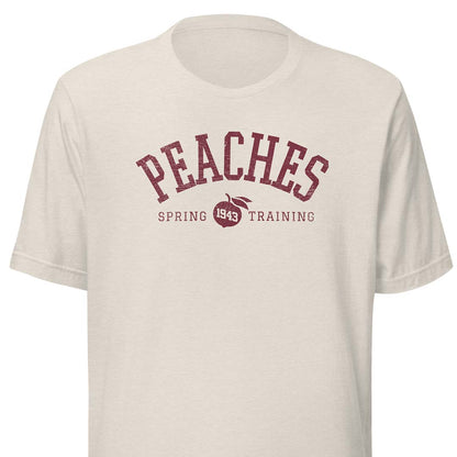 Rockford Peaches Spring Training Unisex Retro T-shirt