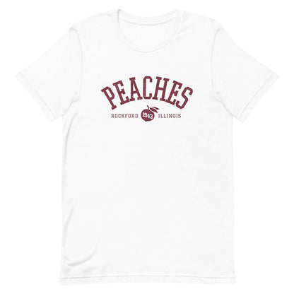 Rockford Peaches Spring Training Unisex Retro T-shirt