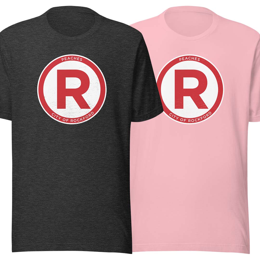 Rockford Peaches (R) Unisex Retro T-shirt