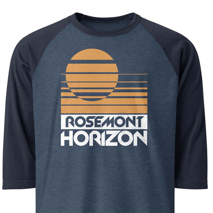 Rosemont Horizon Chicago Unisex 3/4 sleeve raglan baseball tee