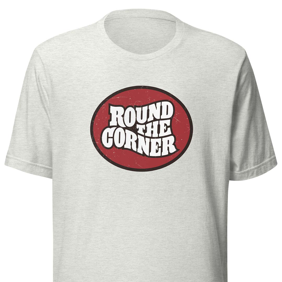 Round the Corner Charcoal Hamurgers Unisex Retro T-shirt