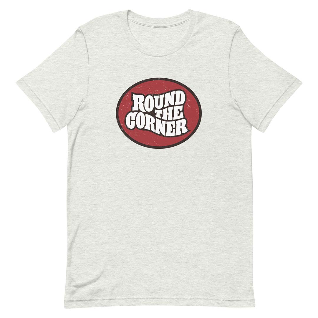 Round the Corner Charcoal Hamurgers Unisex Retro T-shirt