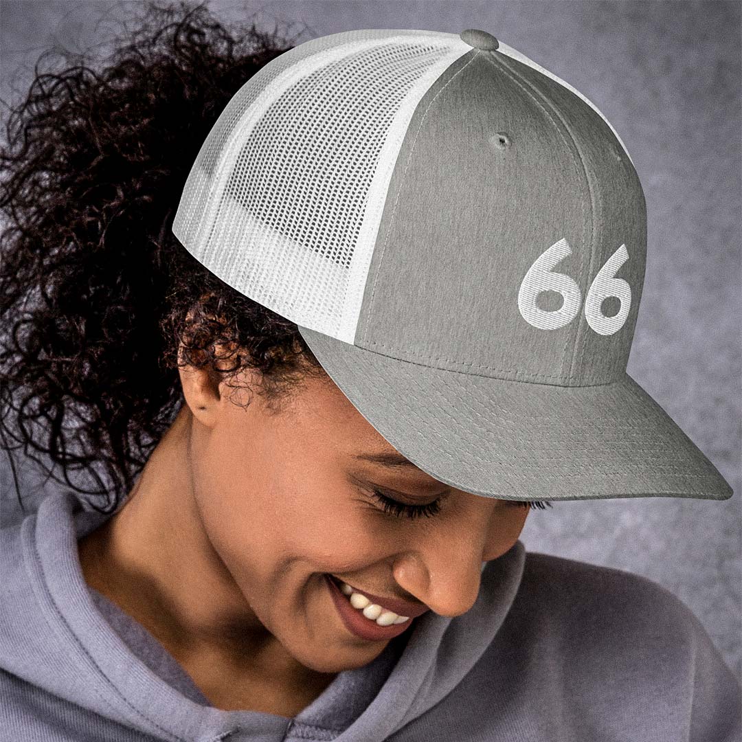 Route 66 Highway Retro Trucker Hat