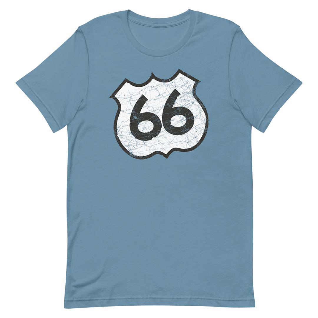 Route 66 Highway Unisex Retro T-shirt