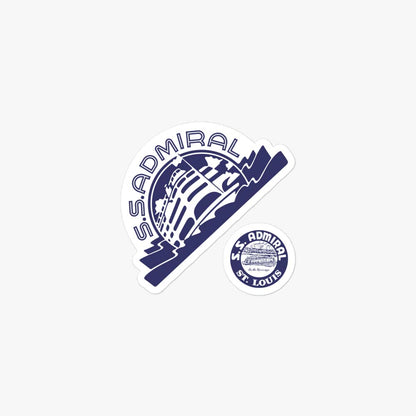 SS Admiral St. Louis Retro Sticker