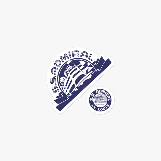 SS Admiral St. Louis Retro Sticker