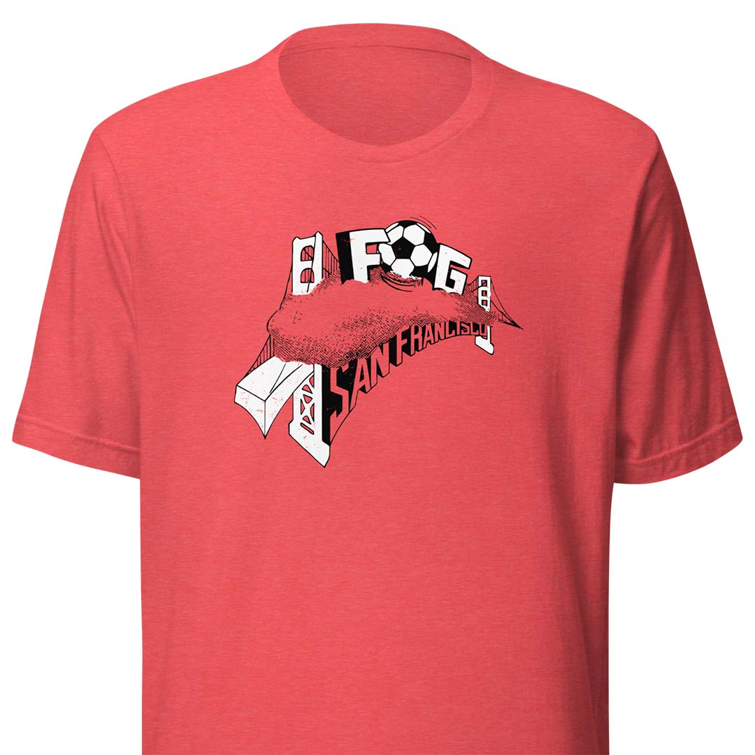 San Francisco Fog MISL Soccer Unisex Retro T-shirt
