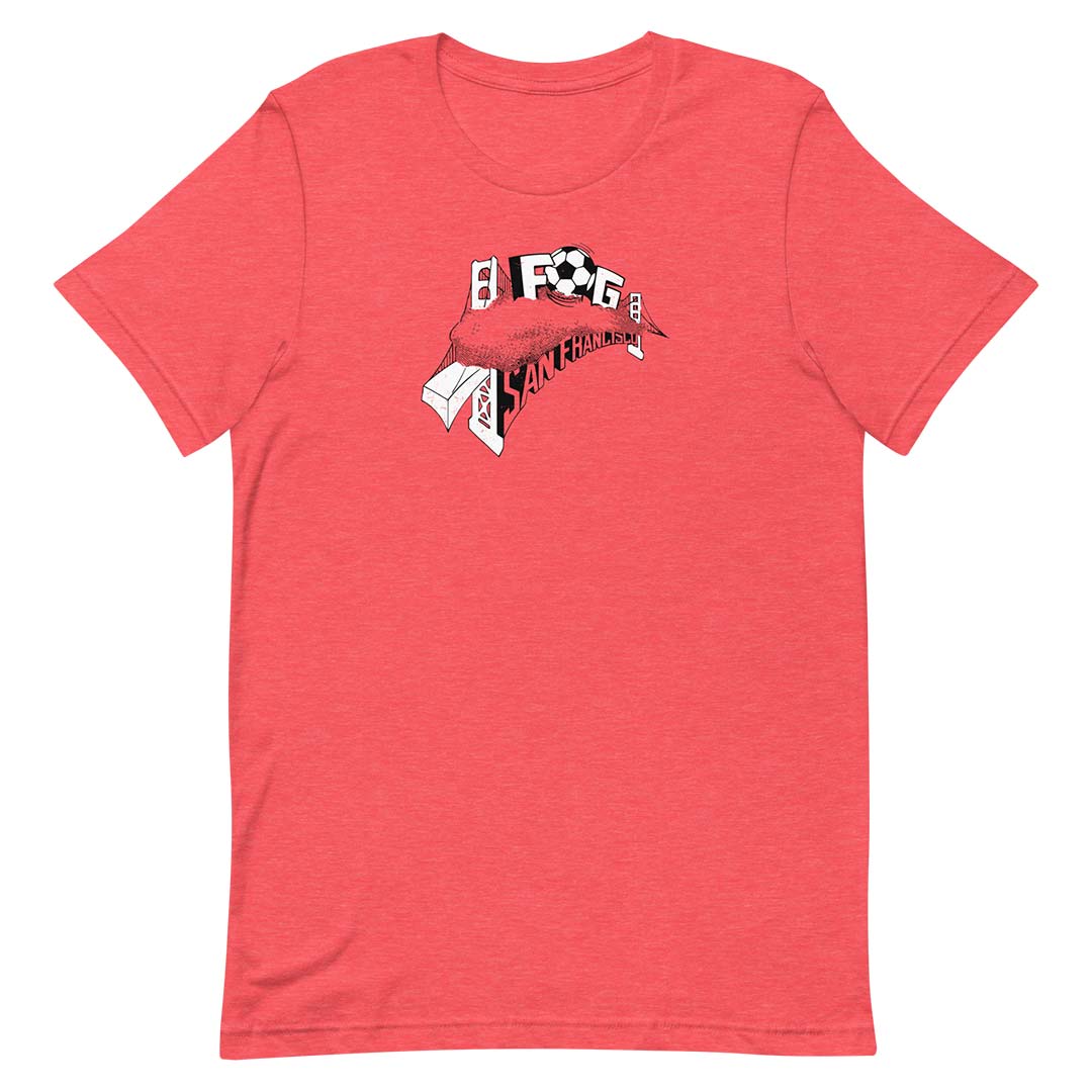 San Francisco Fog MISL Soccer Unisex Retro T-shirt