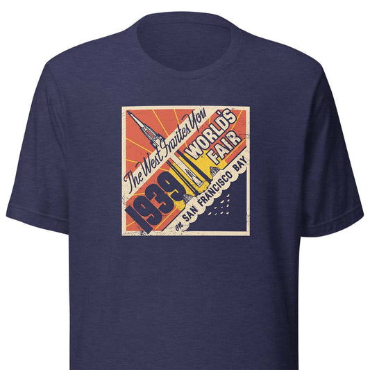 San Francisco World's Fair 1939 Unisex Retro T-shirt