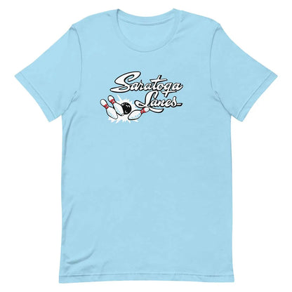 Saratoga Lanes Bowling San Jose Unisex Retro T-shirt