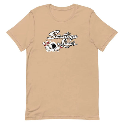 Saratoga Lanes Bowling San Jose Unisex Retro T-shirt