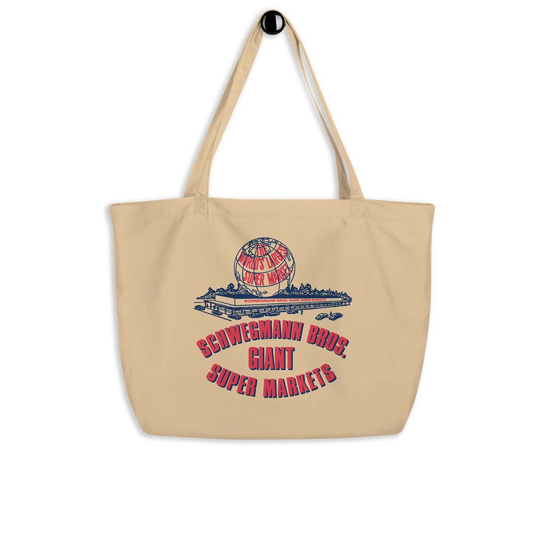 Schwegmann Giant Supermarkets New Orleans Large organic tote bag