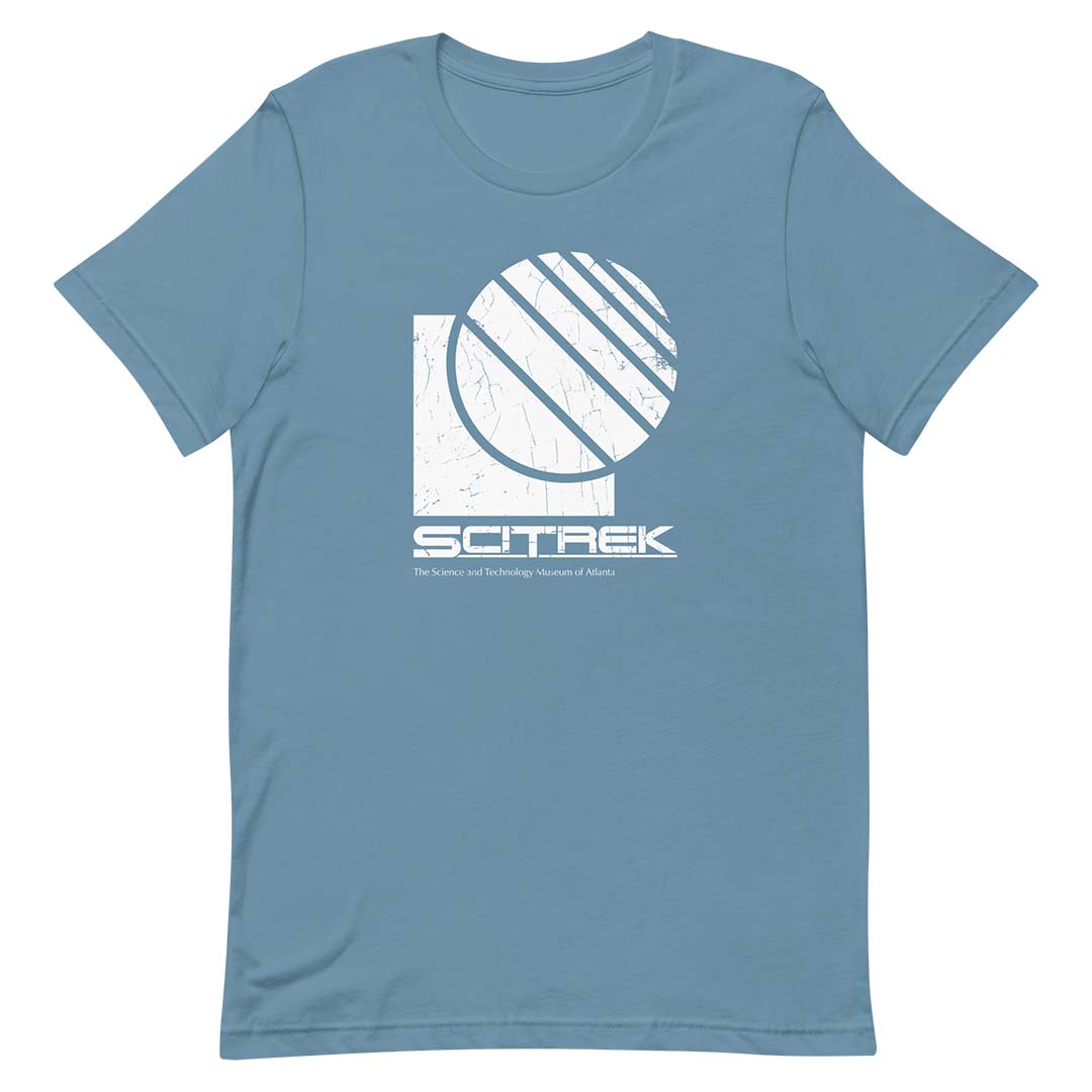 SciTrek Science and Technology Museum Atlanta Unisex Retro T-shirt