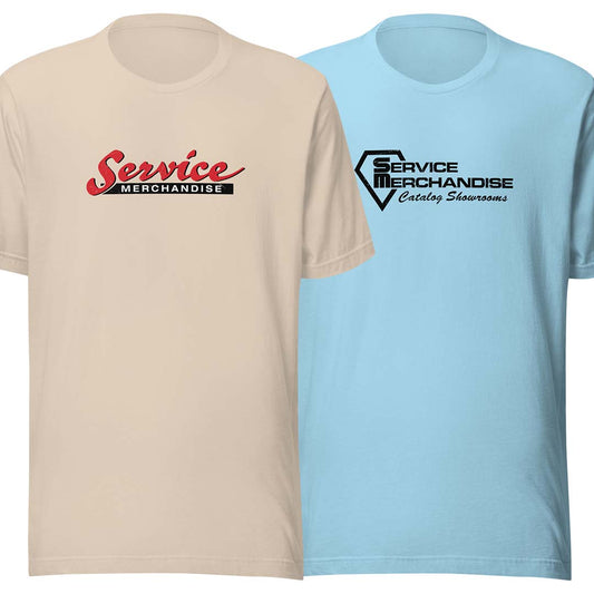 Service Merchandise Catalog Showrooms Unisex Retro T-shirt